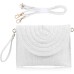 COOKOOKY Straw Clutch Handbag Summer Beach Straw Purse for Women woven Envelope Bag